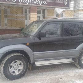 COBRA TUNING Дефлекторы окон на Toyota Land Cruiser Prado (90) '96-02 5d (накладные)