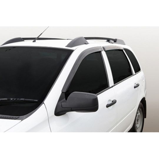 Azard Дефлекторы окон на ВАЗ Калина 1117 универсал (ПК, накладные)