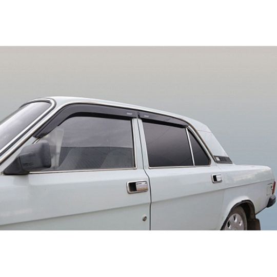 Azard Дефлекторы окон на ГАЗ 3110-105 (накладные) Azard Дефлекторы окон на ГАЗ 3110-105 (накладные)