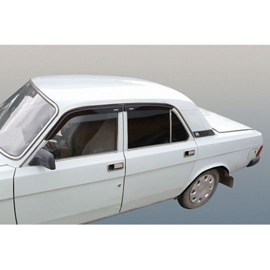 Azard Дефлекторы окон на ГАЗ 3110-105 (накладные) Azard Дефлекторы окон на ГАЗ 3110-105 (накладные)
