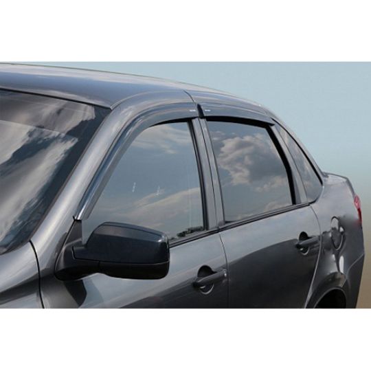 Azard Дефлекторы окон на ВАЗ Калина 1118 седан (ПК, накладные) Azard Дефлекторы окон на ВАЗ Калина 1118 седан (ПК, накладные)