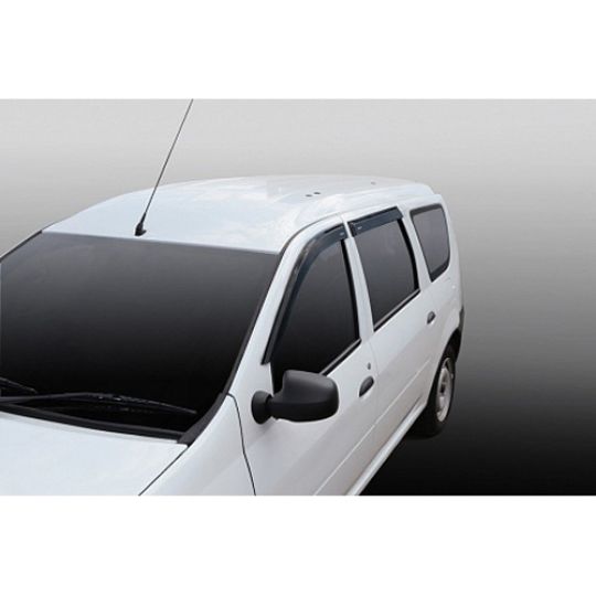 Azard Дефлекторы окон на Lada Largus '12- (ПК, накладные) Azard Дефлекторы окон на Lada Largus '12- (ПК, накладные)