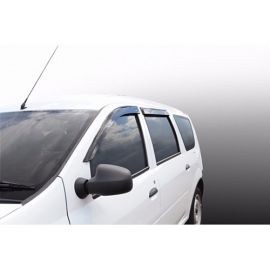 Azard Дефлекторы окон на Renault Logan MCV/Dacia  Logan MCV I '06-12 (ПК, накладные)