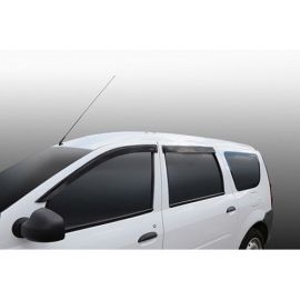 Azard Дефлекторы окон на Renault Logan MCV/Dacia  Logan MCV I '06-12 (ПК, накладные)