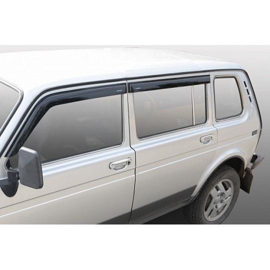 Azard Дефлекторы окон на ВАЗ Нива 2131 (ПК, накладные)