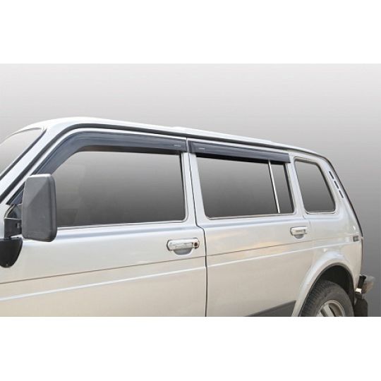 Azard Дефлекторы окон на ВАЗ Нива 2131 (ПК, накладные)