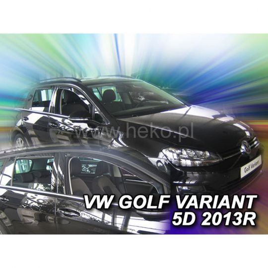 Team Heko Дефлекторы окон на Volkswagen Golf VII '12- универсал (вставные) Team Heko Дефлекторы окон на Volkswagen Golf VII '12- универсал (вставные)