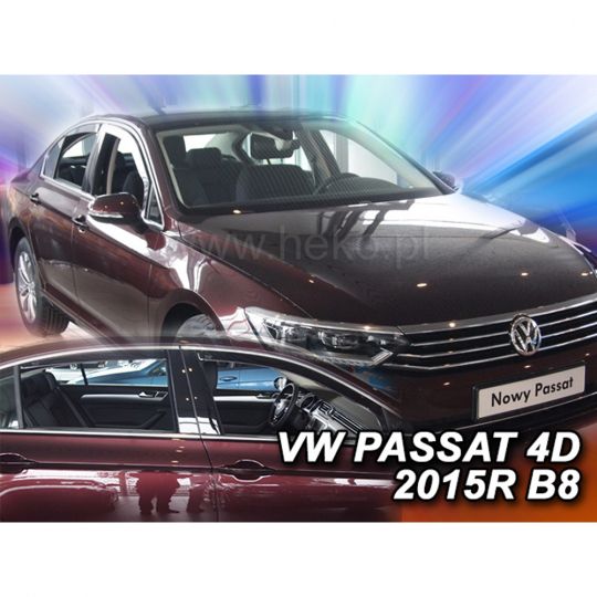 Team Heko Дефлекторы окон на Volkswagen Passat B8 '14- седан (вставные) Team Heko Дефлекторы окон на Volkswagen Passat B8 '14- седан (вставные)
