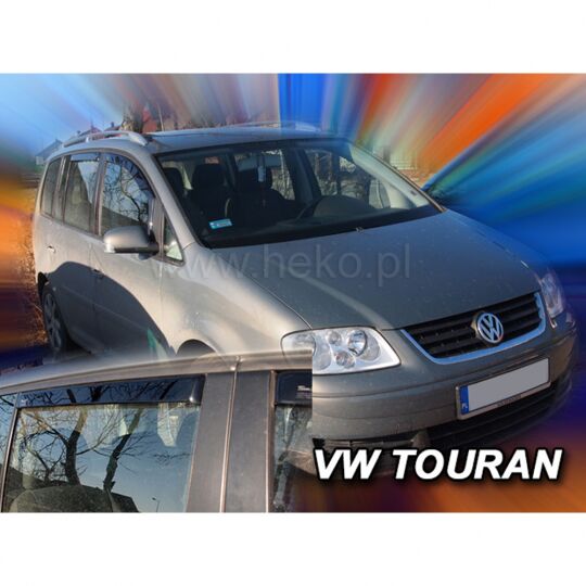 Team Heko Дефлекторы окон на Volkswagen Touran I '03-15 (вставные) Team Heko Дефлекторы окон на Volkswagen Touran I '03-15 (вставные)