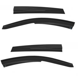 SunPlex Дефлектори вікон для Volkswagen Polo V '09- хетчбек 5d (накладні)