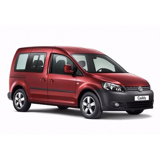Corsar Дефлекторы окон на VOLKSWAGEN Caddy III '04-15 фургон (накладные)