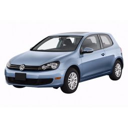 Corsar Дефлекторы окон на VOLKSWAGEN Golf V '03-08 хэтчбек 3d (накладные)