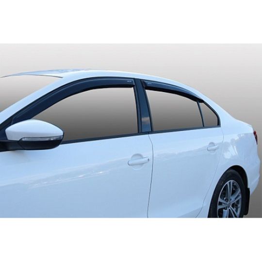 Corsar Дефлекторы окон на VOLKSWAGEN Jetta VI '10-17 седан (накладные) Corsar Дефлекторы окон на VOLKSWAGEN Jetta VI '10-17 седан (накладные)
