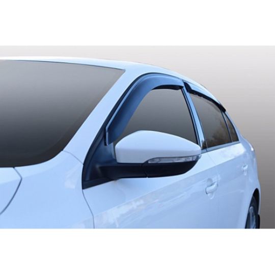 Corsar Дефлекторы окон на VOLKSWAGEN Jetta VI '10-17 седан (накладные) Corsar Дефлекторы окон на VOLKSWAGEN Jetta VI '10-17 седан (накладные)