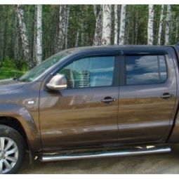 COBRA TUNING Дефлекторы окон на Volkswagen Amarok '10- (накладные)