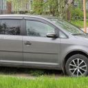 COBRA TUNING Дефлекторы окон на Volkswagen Touran I '10-15 (накладные)