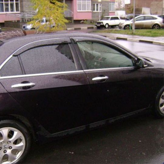 COBRA TUNING Дефлекторы окон на Acura TSX (CL9) '04-08 (накладные) COBRA TUNING Дефлекторы окон на Acura TSX (CL9) '04-08 (накладные)