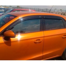 COBRA TUNING Дефлекторы окон на Audi A1 '12- хэтчбек 5d (накладные)