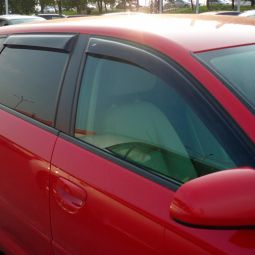 COBRA TUNING Дефлекторы окон на Audi A3 (8P) '03-12 хэтчбек 5d (накладные)