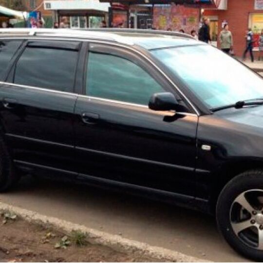 COBRA TUNING Дефлекторы окон на Audi A4 B6/8E Avant '01-04 (накладные) COBRA TUNING Дефлекторы окон на Audi A4 B6/8E Avant '01-04 (накладные)