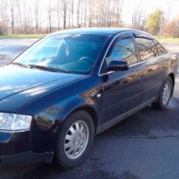 COBRA TUNING Дефлекторы окон на Audi A6 C5/4B '97-04 седан (накладные)