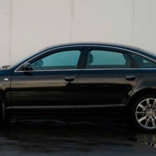 COBRA TUNING Дефлекторы окон на Audi A6 C6 '04-11 седан (накладные)