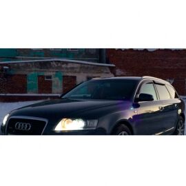 COBRA TUNING Дефлекторы окон на Audi A6 C6 Avant '05-11 (накладные)