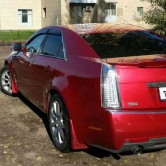 COBRA TUNING Дефлекторы окон на Cadillac CTS II '07-13 (накладные)