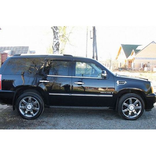 COBRA TUNING Дефлекторы окон на Cadillac Escalade III '07-14 (накладные)