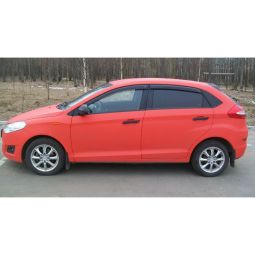 COBRA TUNING Дефлекторы окон на Chery Very '11- хэтчбек (накладные)