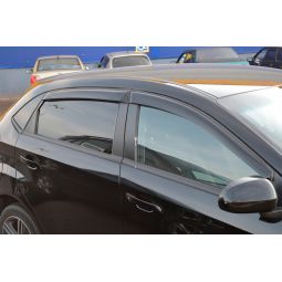 COBRA TUNING Дефлекторы окон на ZAZ FORZA '11- ХЭТЧБЕК (накладные) COBRA TUNING Дефлекторы окон на ZAZ FORZA '11- ХЭТЧБЕК (накладные)