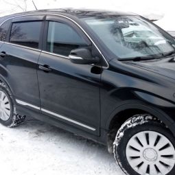 COBRA TUNING Дефлекторы окон на Chery Tiggo 5 '13- (накладные)