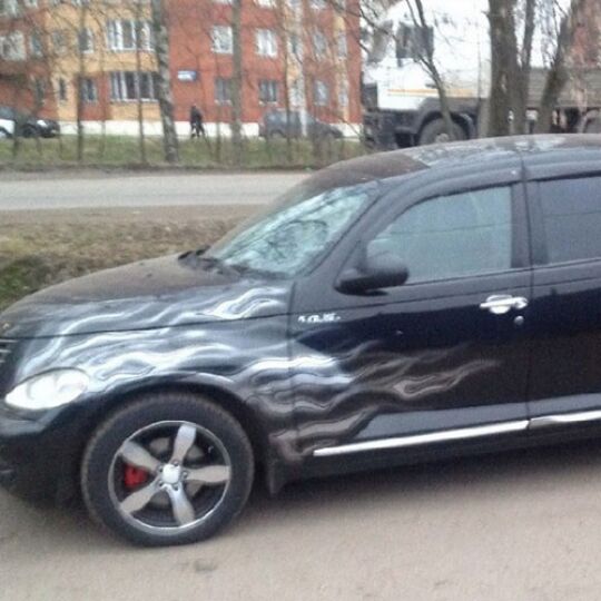 COBRA TUNING Дефлекторы окон на Chrysler PT Cruiser '00-06 (накладные) COBRA TUNING Дефлекторы окон на Chrysler PT Cruiser '00-06 (накладные)