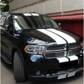COBRA TUNING Дефлекторы окон на Chrysler Aspen '07-09 (накладные)