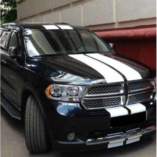 COBRA TUNING Дефлекторы окон на Chrysler Aspen '07-09 (накладные)