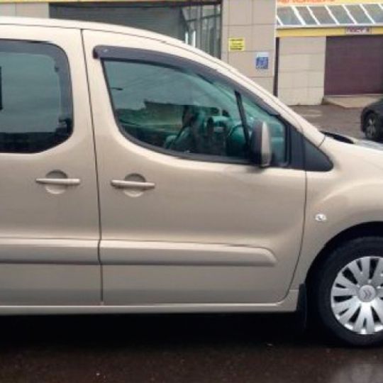 COBRA TUNING Дефлекторы окон на Citroen Berlingo II '08- 3d (накладные)