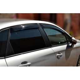 COBRA TUNING Дефлекторы окон на Citroen C4 II '10- хэтчбек 5d (накладные)