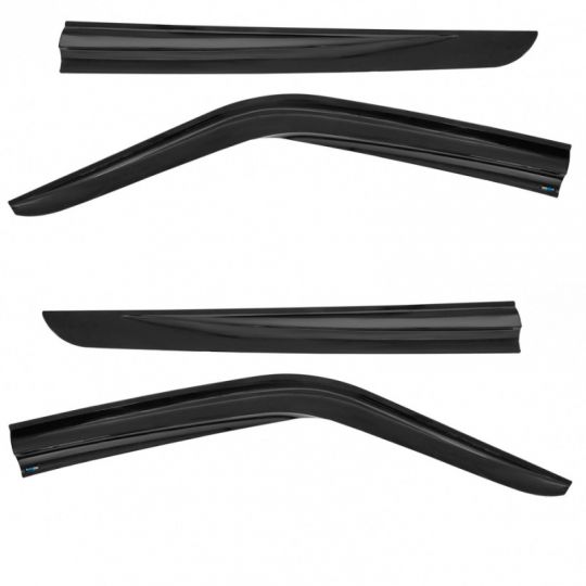 SunPlex Дефлектори вікон для Fiat Doblo II '10- 5d (накладні)