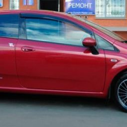 COBRA TUNING Дефлекторы окон на Fiat Grande Punto III / Punto III '05- 3d (накладные)