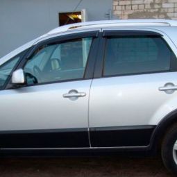 COBRA TUNING Дефлекторы окон на Fiat Sedici '06- (накладные)