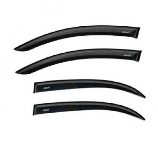 Azard Дефлекторы окон на Ford Focus II '05-10 седан (ПК, накладные) Azard Дефлекторы окон на Ford Focus II '05-10 седан (ПК, накладные)
