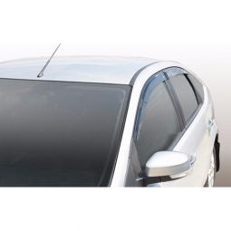 Azard Дефлекторы окон на Ford Focus II '05-10 седан (ПК, накладные) Azard Дефлекторы окон на Ford Focus II '05-10 седан (ПК, накладные)