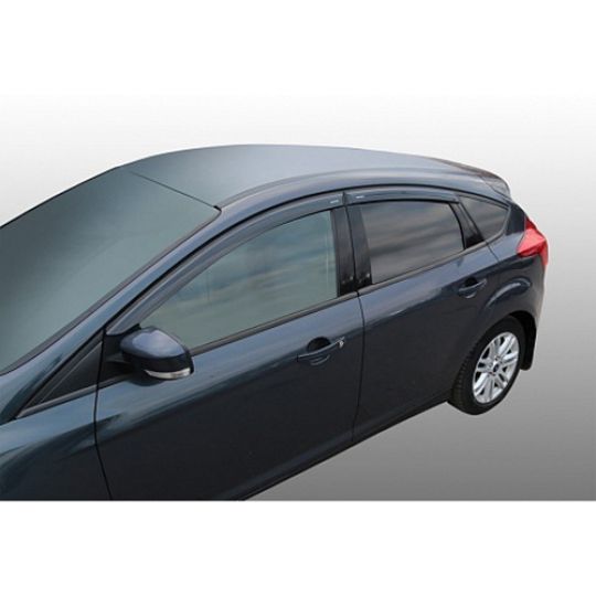 Azard Дефлекторы окон на Ford Focus III '11- хэтчбек (ПК, накладные) Azard Дефлекторы окон на Ford Focus III '11- хэтчбек (ПК, накладные)