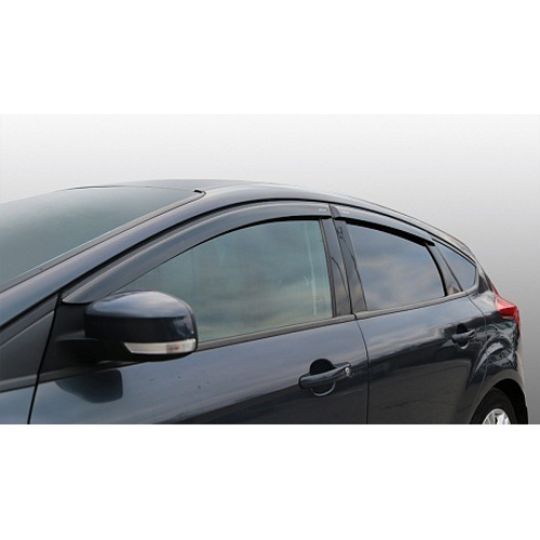 Azard Дефлекторы окон на Ford Focus III '11- хэтчбек (ПК, накладные) Azard Дефлекторы окон на Ford Focus III '11- хэтчбек (ПК, накладные)