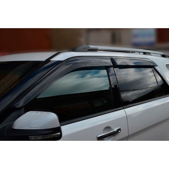 COBRA TUNING Дефлекторы окон на Ford Explorer V '10- (накладные)