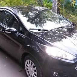 COBRA TUNING Дефлекторы окон на Ford Fiesta VII '13- седан (накладные)