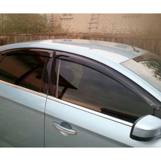 COBRA TUNING Дефлекторы окон на Ford Mondeo IV '07-14 седан (накладные) COBRA TUNING Дефлекторы окон на Ford Mondeo IV '07-14 седан (накладные)