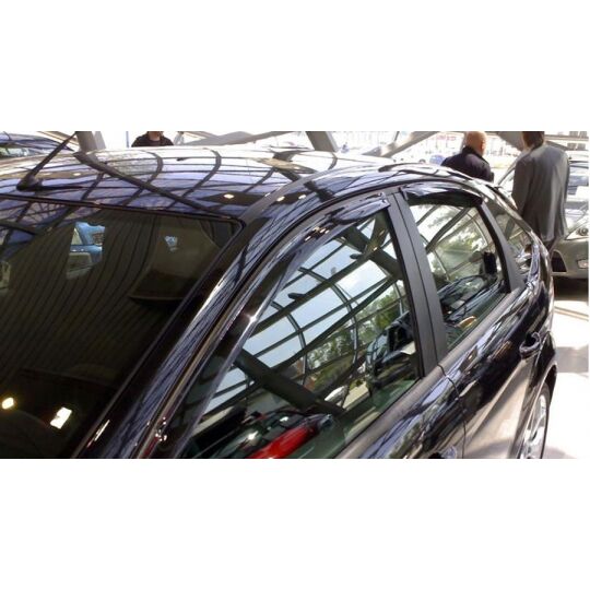 EGR Дефлекторы окон на FORD FOCUS II '04-11 ХЭТЧБЕК (накладные)