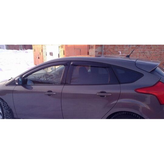 EGR Дефлекторы окон на FORD FOCUS III '11- (накладные)