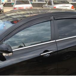 COBRA TUNING Дефлекторы окон на Geely Emgrand EC7 '09- (накладные)